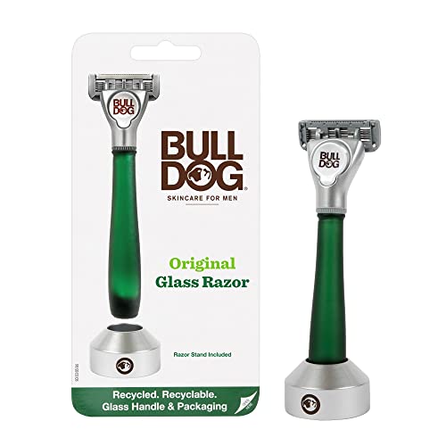 Bulldog-Mens-Skincare-and-Grooming-Original-Recycled-Glass-Handle-Razor-with-Razor-Stand-0.jpg